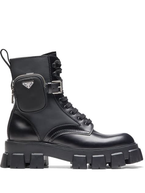 fake prada combat boots|prada combat boots with pouches.